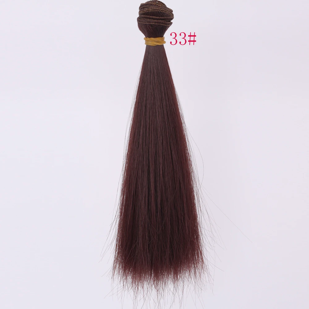 Free Shipping Wholesaler 15cm 25cm BJD/SD Doll Wig/Hair DIY Straight Hair Wig for 1/3 1/4 Bjd Doll