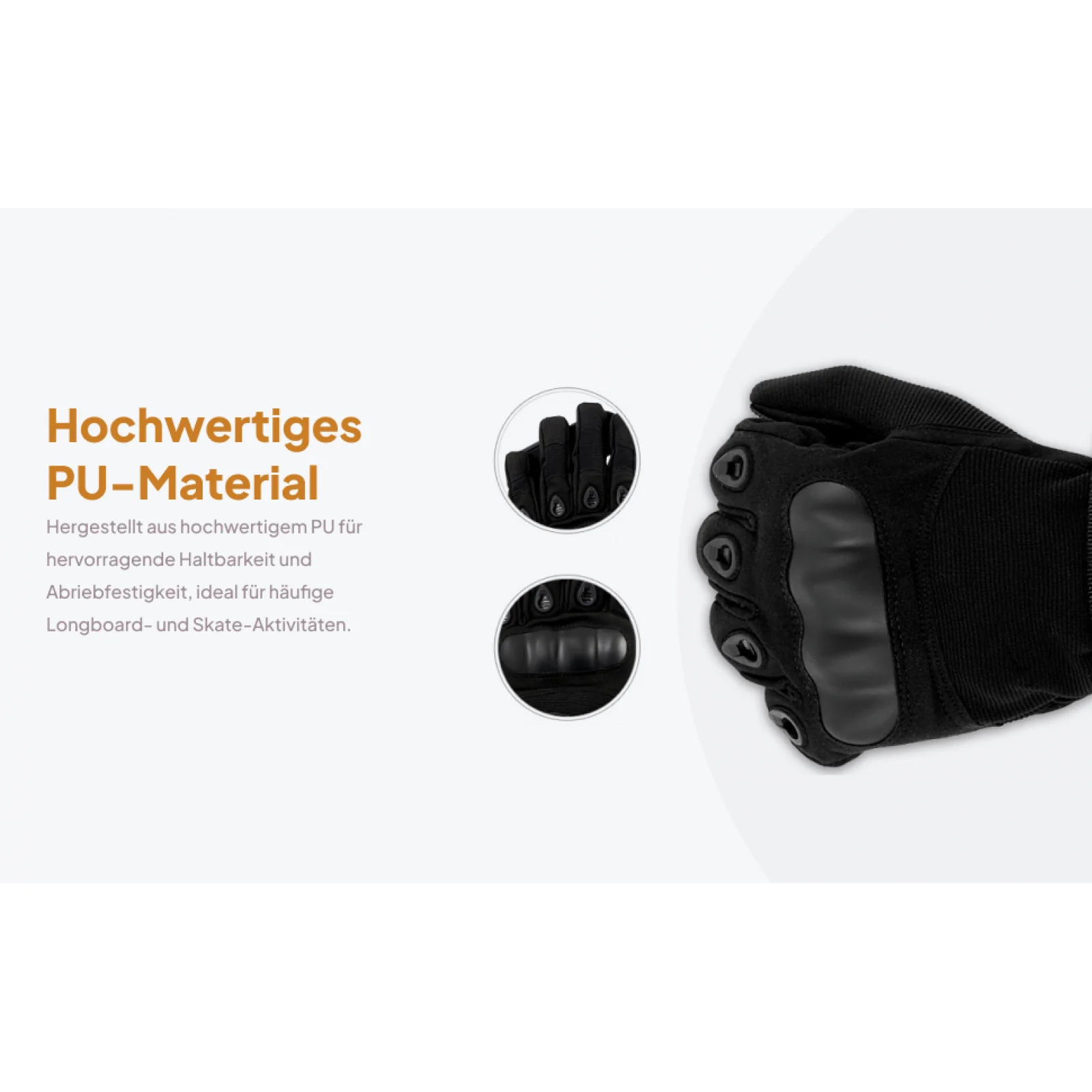 1Pair Men Skateboard Gloves With Sliders Standard Long Board Road Downhill Brake Slide Gloves for Men Sport Downhill Brake Glove