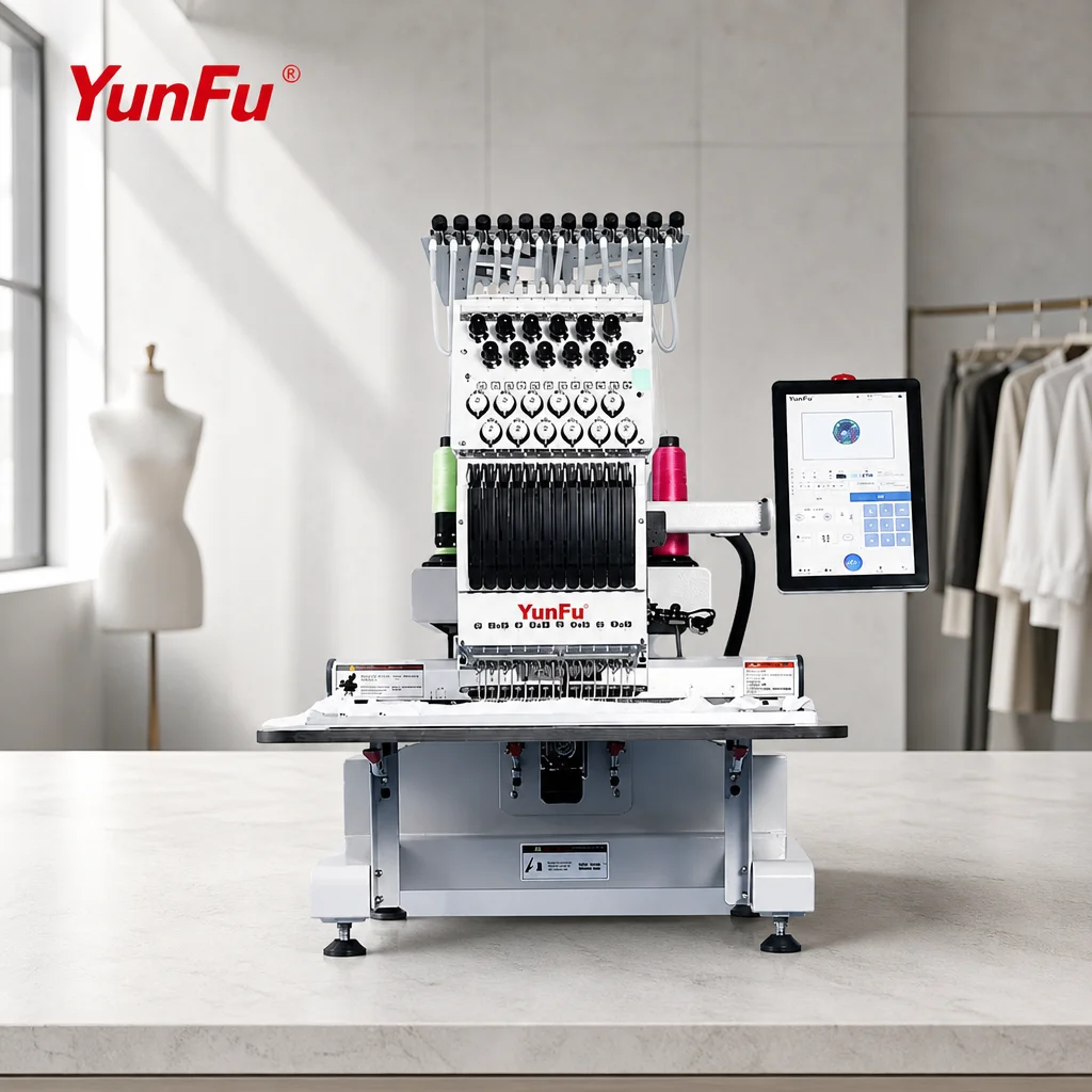 Broderie High Speed Workshop Choice Industrial Grade Mini Embroidery Machine For Company Logo Gifts