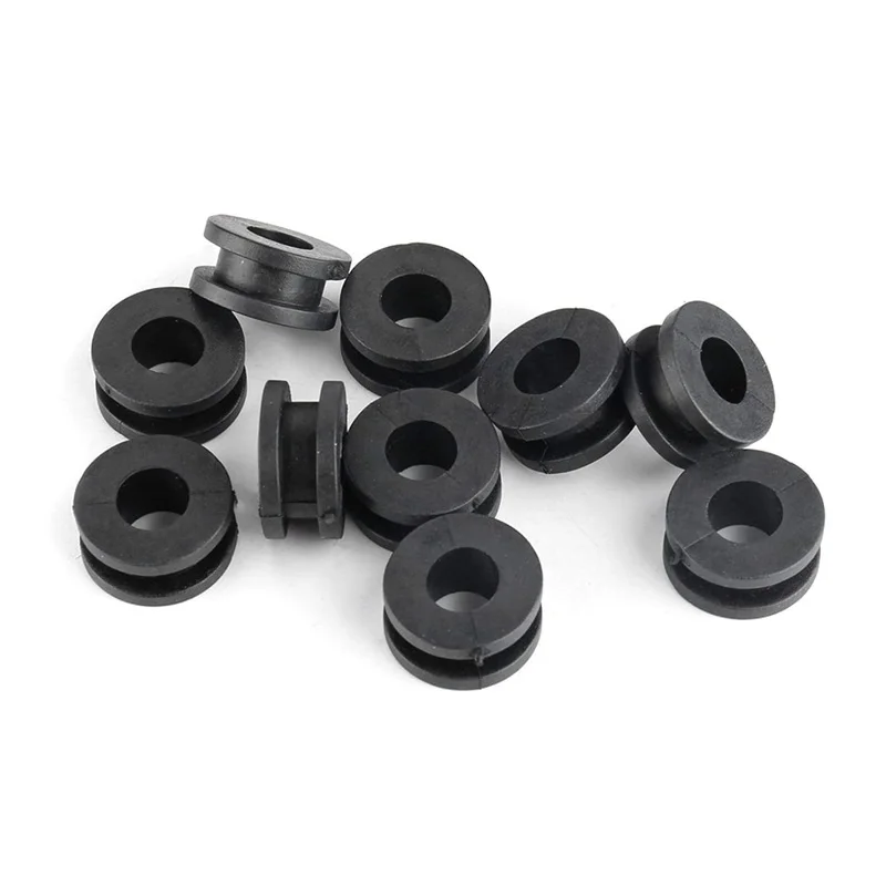 10 PCS Motorcycle Rubber Grommets Bolt Kit Motorcycles Side Cover Grommets Gasket Fairings Bolt Valve Cushion Accessories