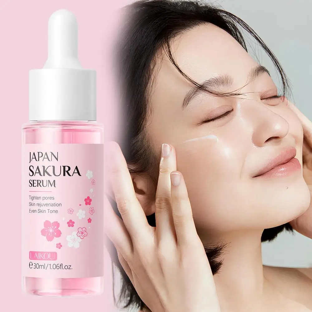 

30ml Sakura Facial Serum Moisturizing Collagen Facial Serum Shrink Pores Brightening Skin Care Japan Beauty Products