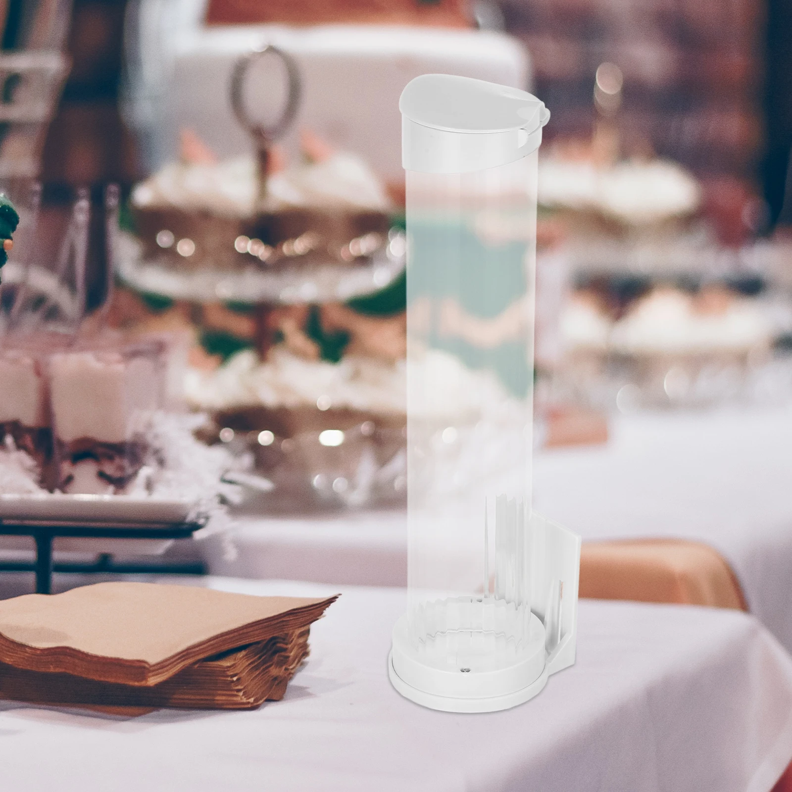 

Universal Ice Cream Cone Holder Dispenser for All Machines Stable Support Plastic Display Stand Compact Design Easy