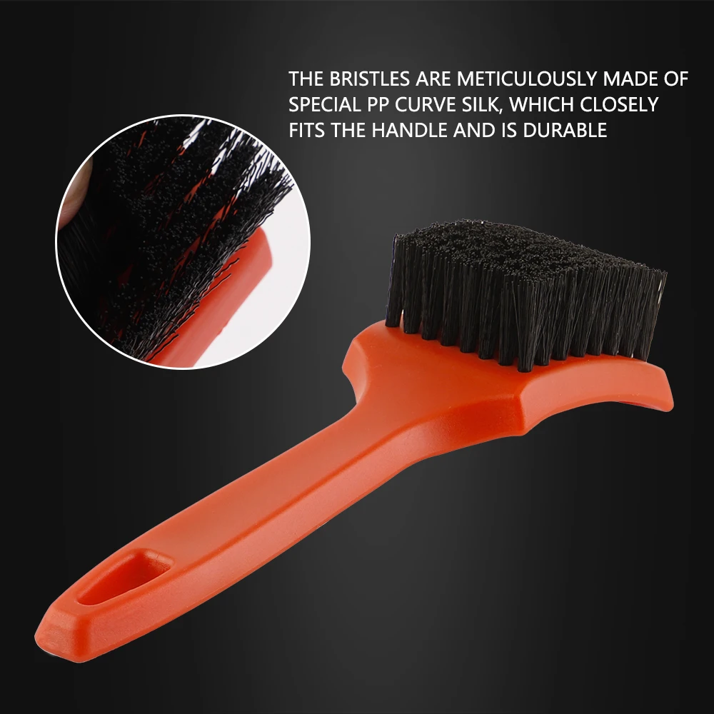 (Single Sale) SPTA Auto Cleaning Anti Static Wheel Tire Hub Interior Detailing Brush Tool For Car Washing