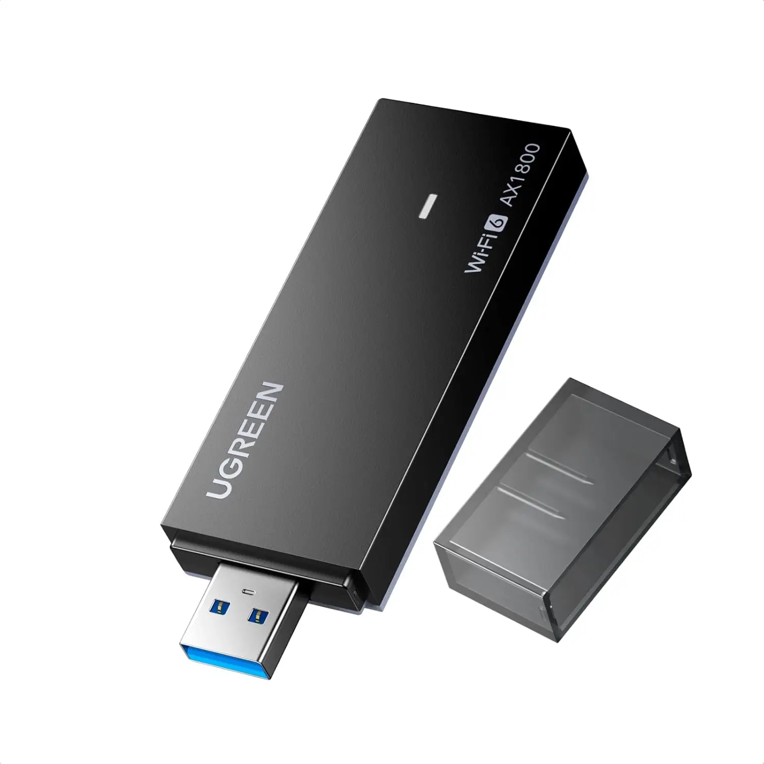 

USB-адаптер AX1800 WiFi 6 для настольных ПК, двухдиапазонный 5 ГГц/2,4 ГГц, WPA3-SAE, совместим с Windows 10/11