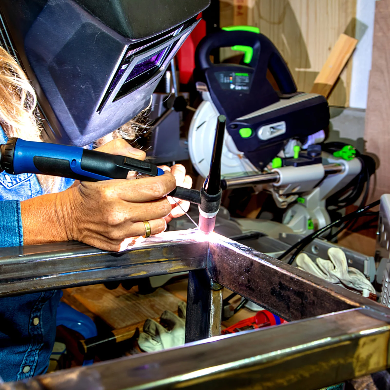 

1Set Welding Torch Kit Precise Durable Gas Lens Stubby Accessories Tig Cup Nozzle Collet Welding Parts Torch Body