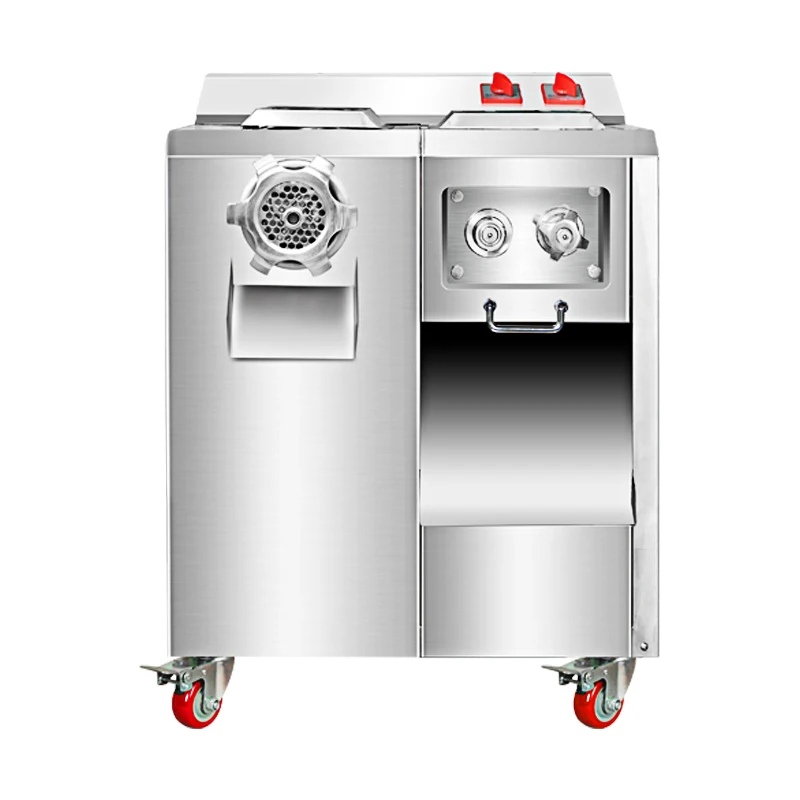 Meat Grinder Commercial Stainless Steel Electric Detachable High-power Minced Meat Slicing Multi-functional Meat Sausage Machine