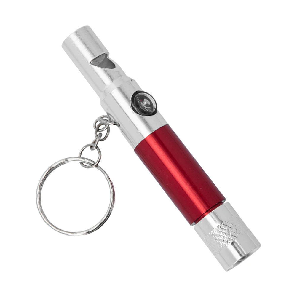 صفارة إنقاذ الطوارئ مع بوصلة مدمجة ومصباح يدوي تنبيه عالي للسلامة للأنشطة الخارجية والمشي لمسافات طويلة والتخييم للرجال #5