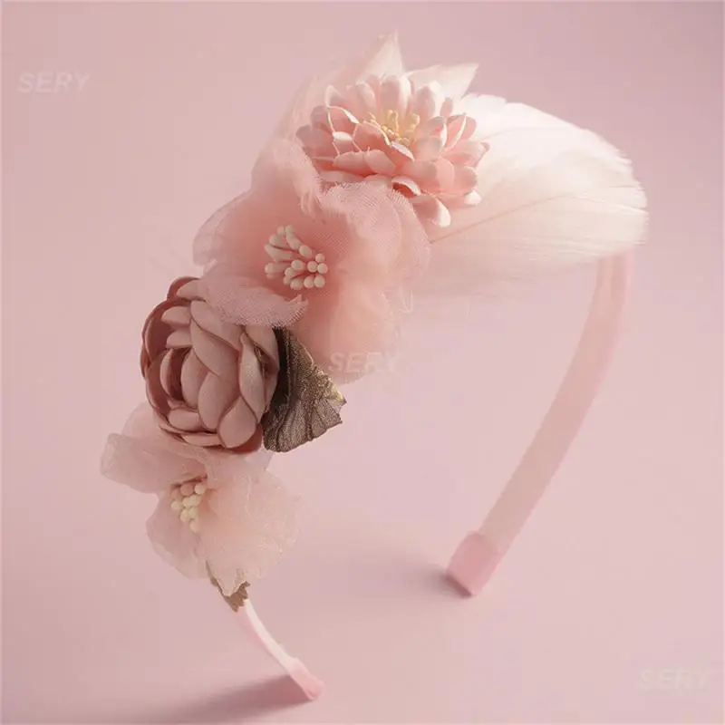 Flower Girl Headband All-match Sweet All-match Headdress Hair Accessories Wedding Crown Headwear Handmade Wedding Accessories