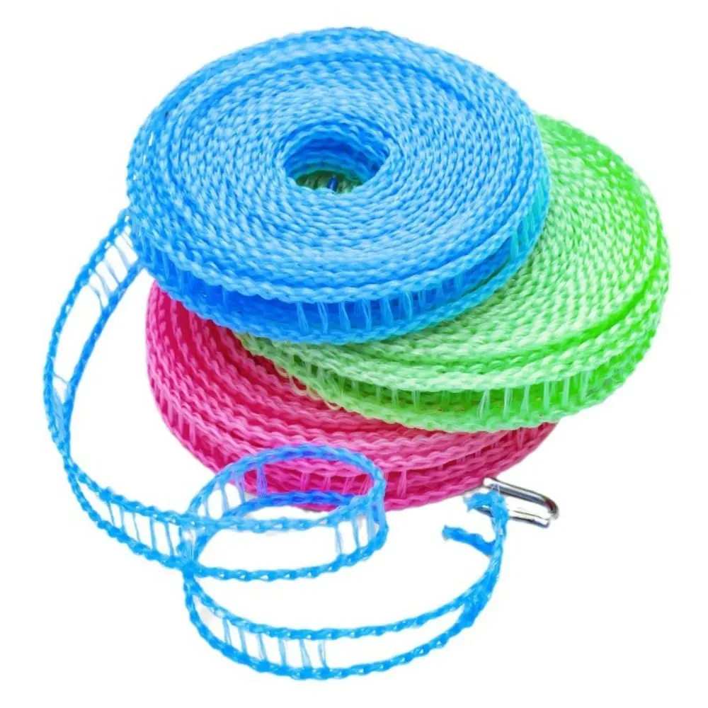 

3m/5m/8m/10m Travel Clothesline Antiskid Portable Camping Clothes Line Windproof Lightweight Clothes Drying Rack Rope Outdoor
