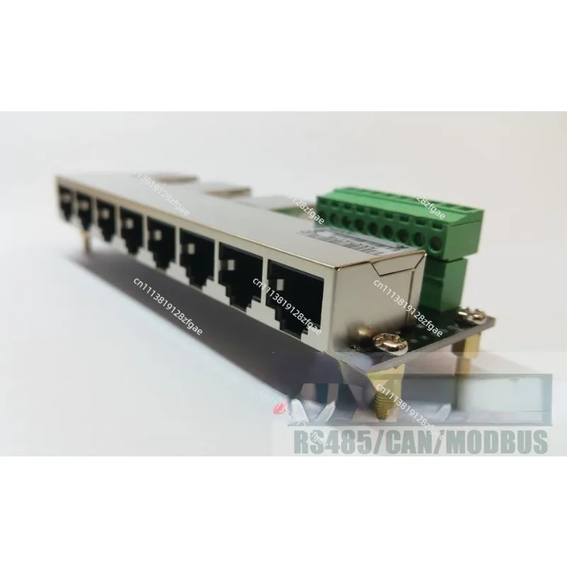 RS485 CAN MODBUS Industrial Controller Bus Serial Distribution Hub Connector RJ45 Intercommunication Network Port