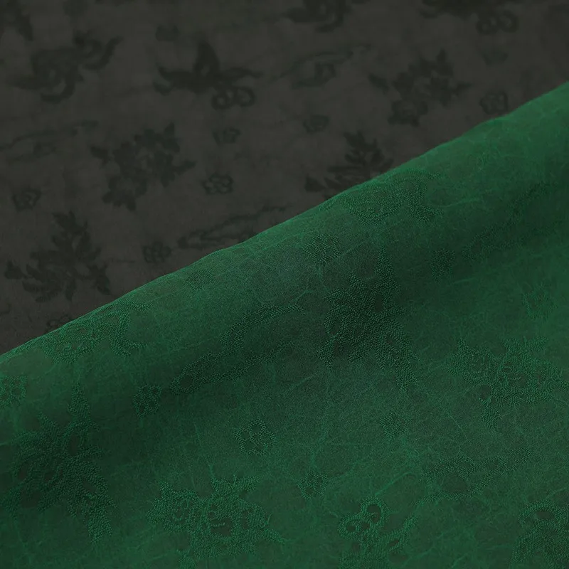 

crack jacquard fragrant gauze full-mark silk fabric ancient-style Hanfu and cheongsam intangible cultural heritage