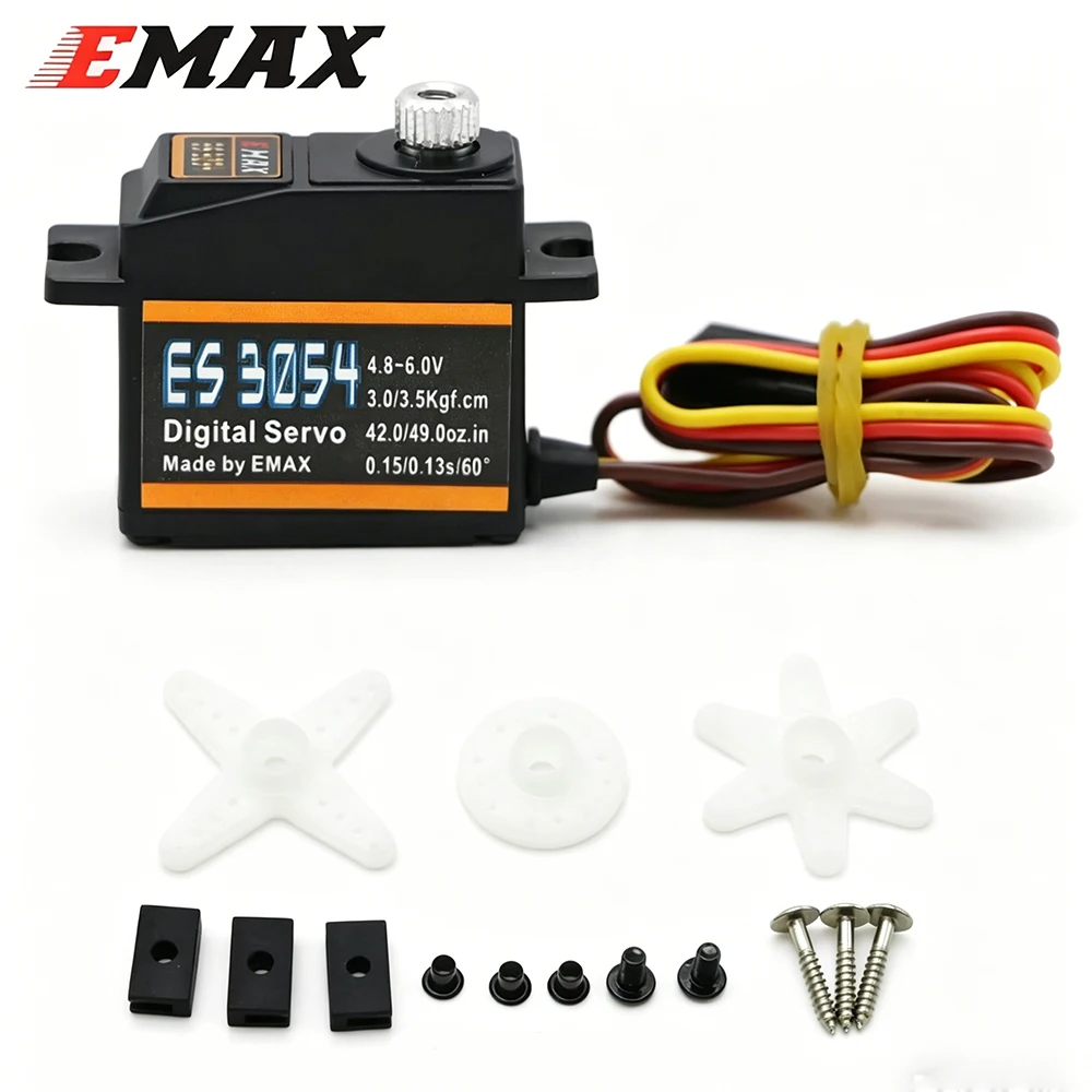 Emax ES3054 3054 4.8-6.0V 3.5kg 23T Metal Gear Digital Servo Futaba JR Plug For RC FPV Fixed Wing Airplane Helicopter Accessory