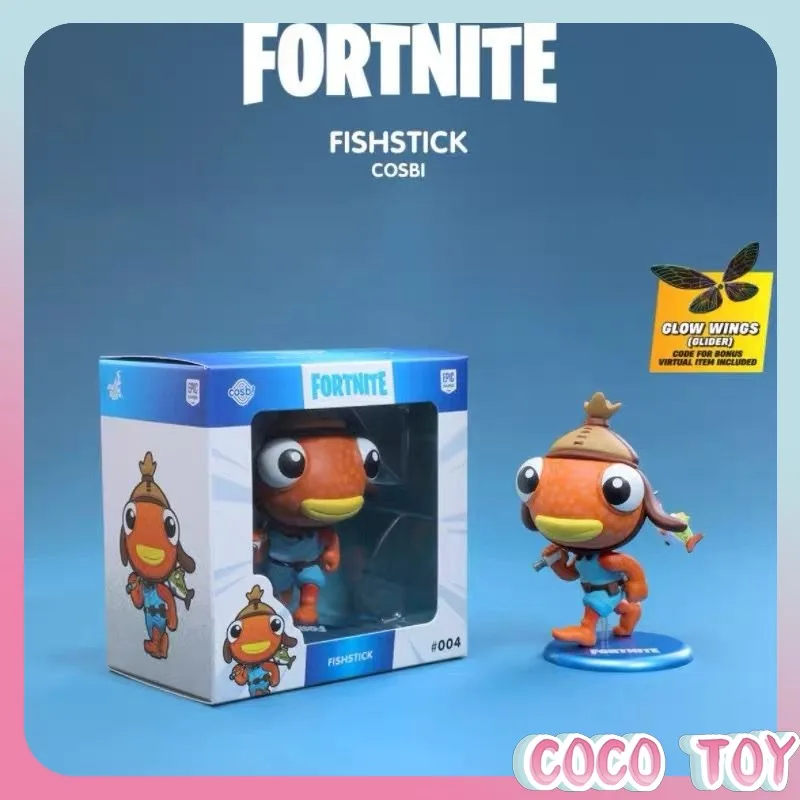 [Authentic] Hot Toys Fortnite COSBI Exclusive Mystery Box Mini Action Figure Collectible Desk Decor Cute Edition Gift Set Toy view 5