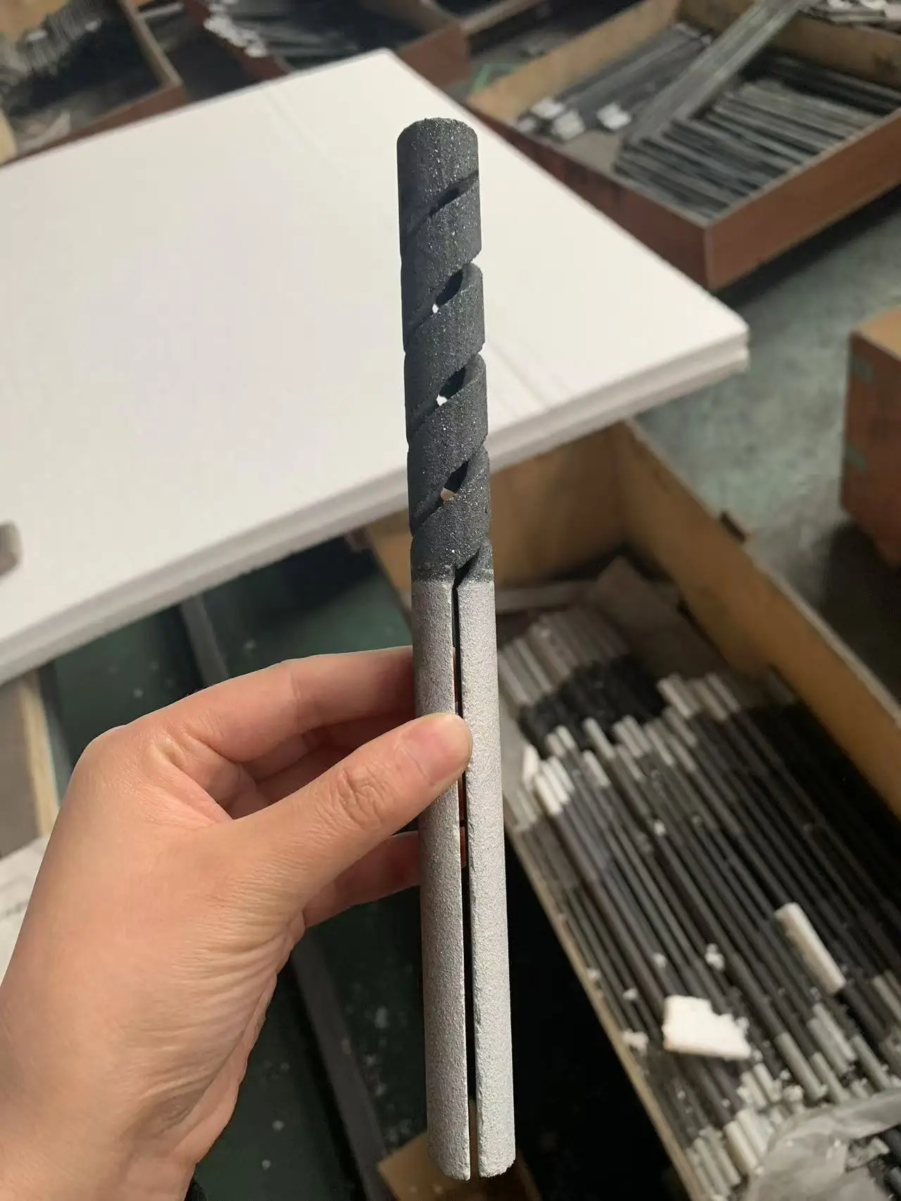 3 Phase Single Spiral Silicon Carbide Sic Rod Heater Heating Element