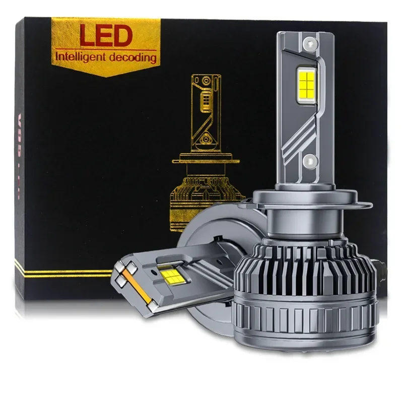 240W high-power LED headlight Automotive headlights H4H7 laser headlight 4 copper tube led headlights