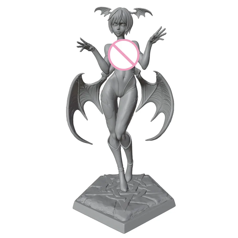 1/24=75mm-1/10=175mm Anime Character Statue GK Miniature 3D Printed Gray Model Figurine DIY Doll Model Unassembled And Unpainted