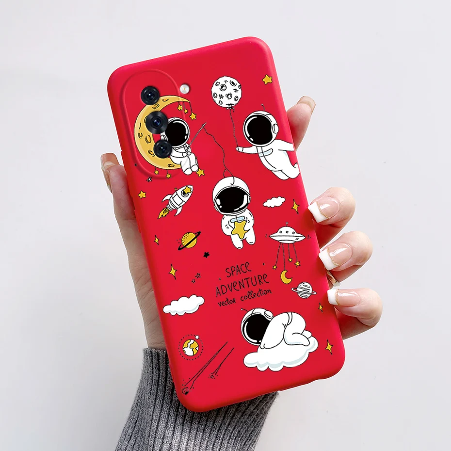 Dla Huawei Nova 10 Etui Nova 10 Pro Cute Astronaut Silicone Soft Fundas Dla Huawei Nova 10 SE Pro Etui na telefon Pokrowiec Bumper Capa