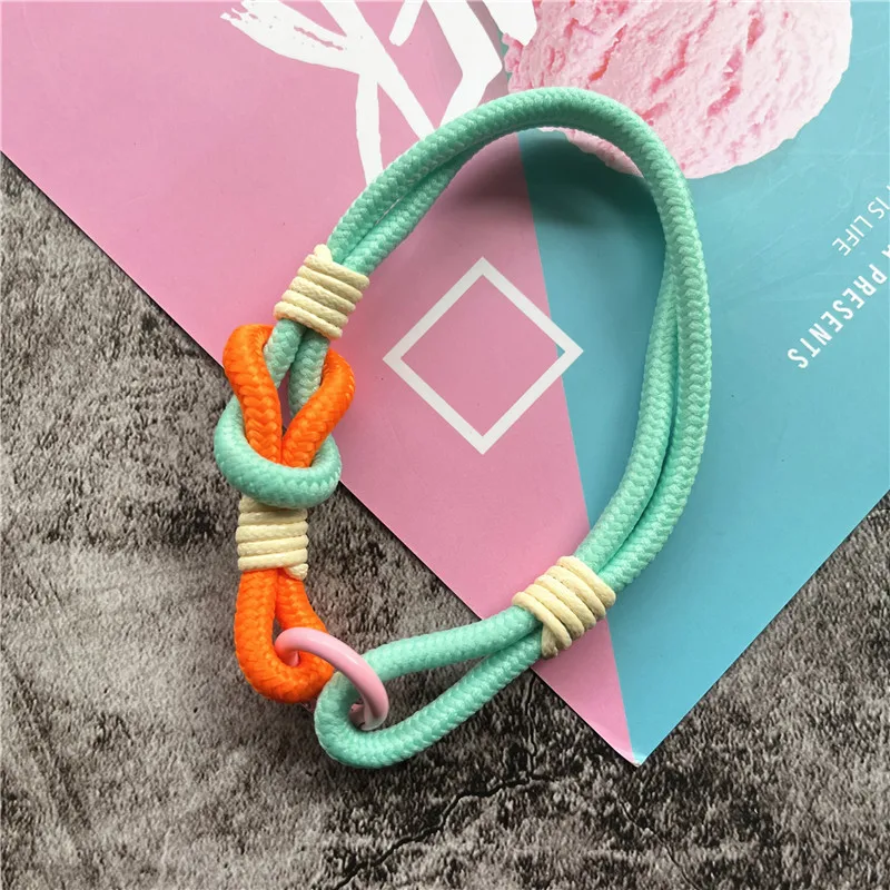 Keychain Cotton Thread Lanyard Color Key Chain
