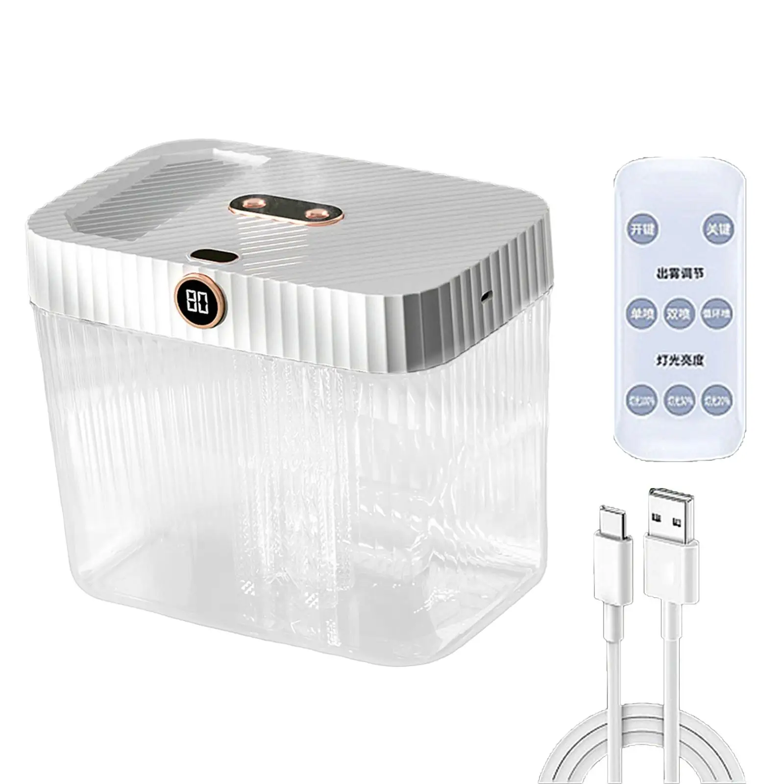 เครื่องทําความชื้นในครัวเรือนส่วนบุคคลความจุขนาดใหญ่ 5 ลิตรสําหรับโยคะ NightStand ในห้องนอน