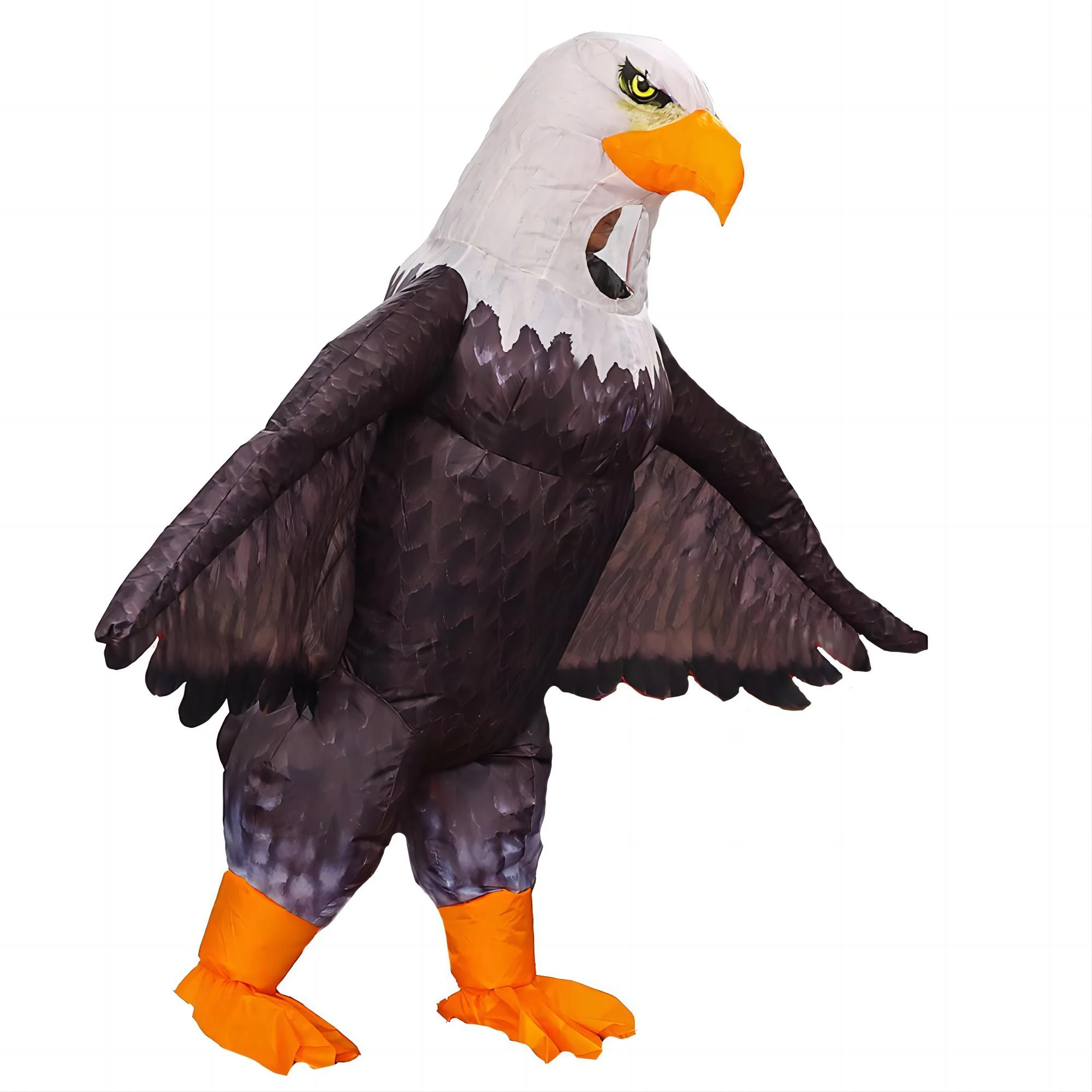 2024new Inflatable Eagle Costume Air Blow Up Bald Eagle for Adult Halloween Costume Independence Day Celebration Costume Suit