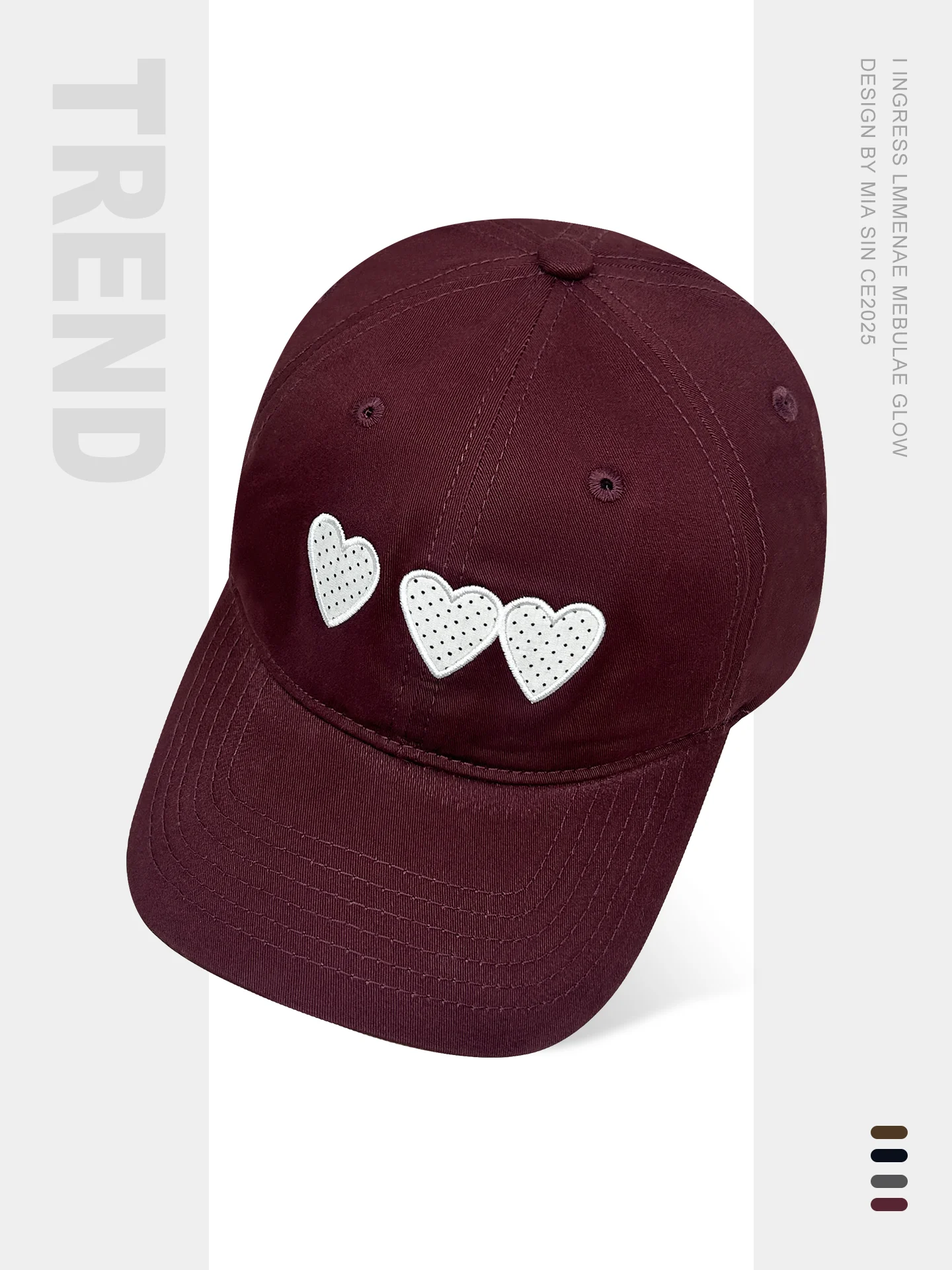 

Women's Soft Top Baseball Cap Versatile Casual Quality Large Head Circumference Couple Duckbill Cap
