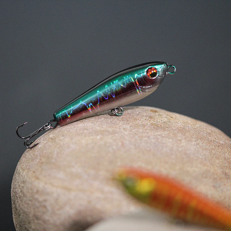 1Pcs Schwimm Mini Bleistift 45mm 2g Topwater Angeln Locken Wobbler Künstliche Kunststoff Harten Köder Für Barsch Hecht forelle Bass Tackle – Detail 23
