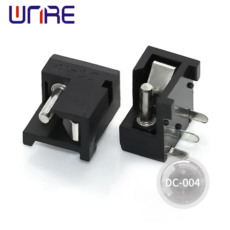 10Pcs DC Power Socket DC-004 5.5×2.1mm Interface Connector Adapter Equipment Charging Port High Temperature Resistance 1A30V