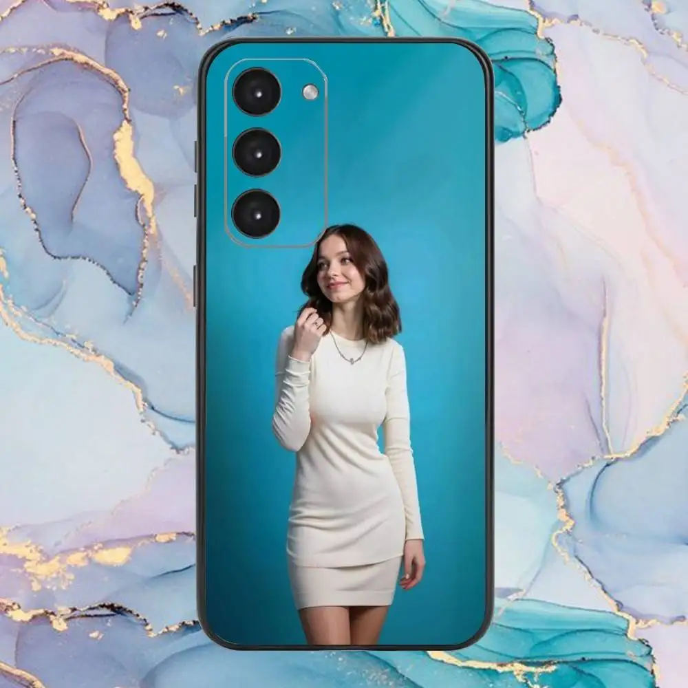 حافظة هاتف E-Emma Actor M-Myers لهاتف سامسونج جالاكسي A73، A72، A71، A70، A53، A52، A51، غطاء أسود ناعم آخر