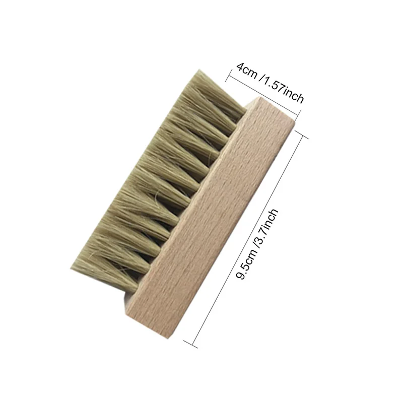 Shoe Cleaner Brush Slippers Sneaker Plastic Bristles Brush Cleaning Brushes Nubuck Boot Clothes Bags Scrubber With Wood Handle