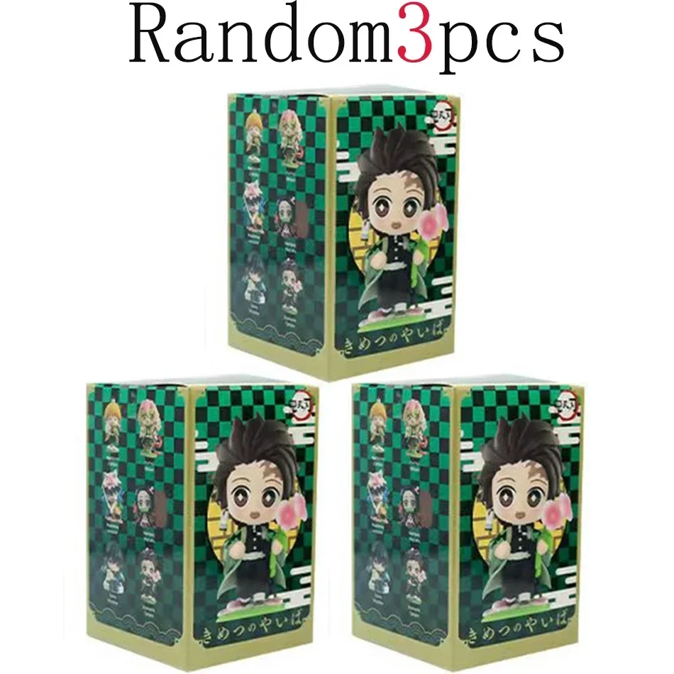 HOT 12 Stile Demon Slayer Anime-Figurenset Q-Version PVC Sammlermodell Spielzeug für Kinder Erwachsene Anime-Fans Geschenk