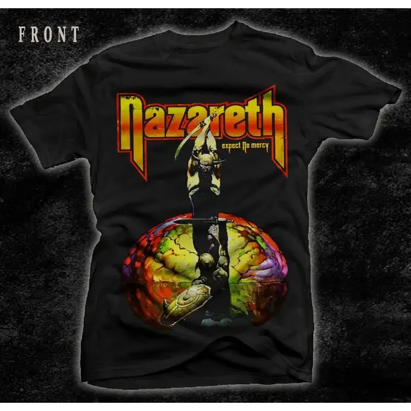 NAZARETH Expect No Mercy Scorpions Reprinted Black T Shirt 234XL cg480