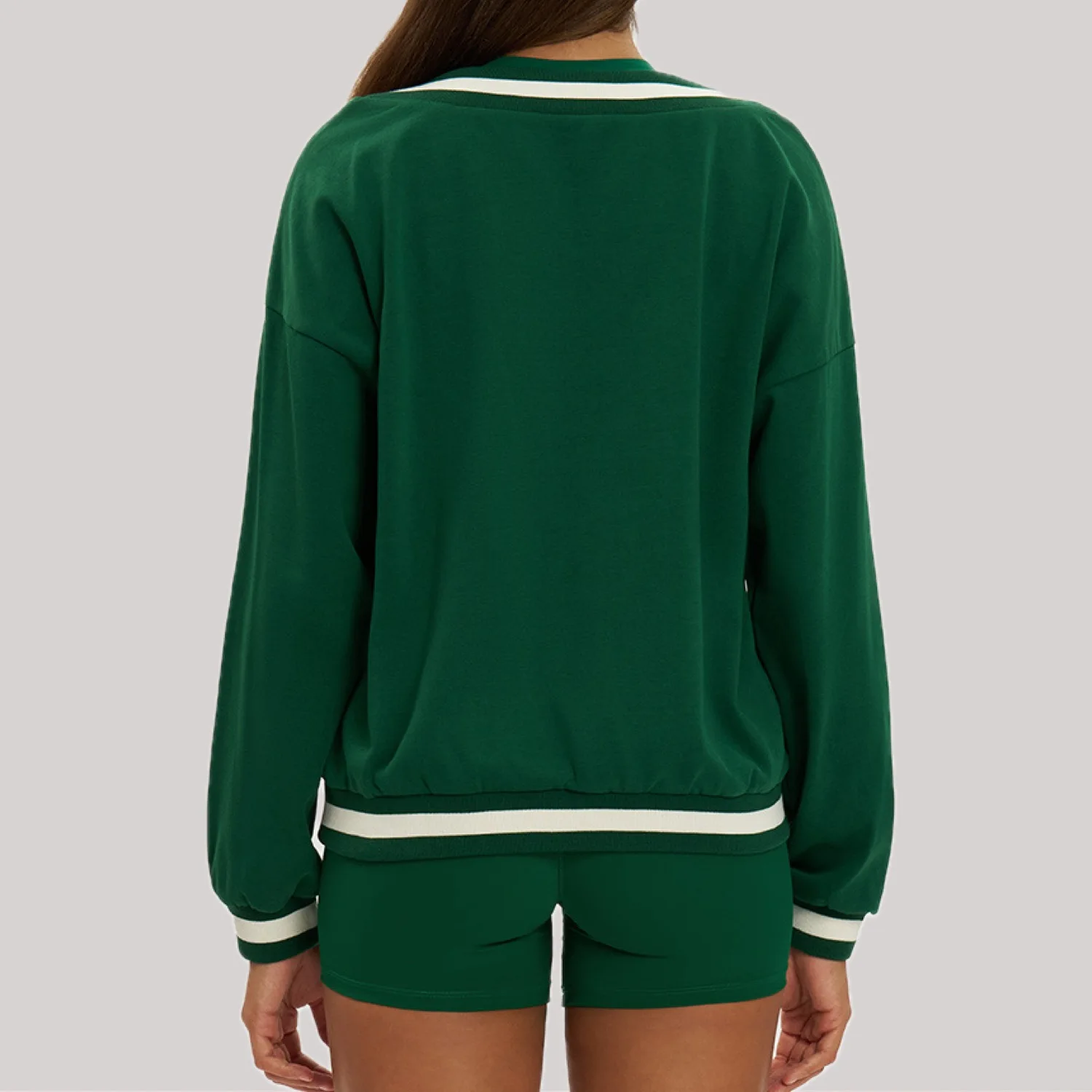 

Autumn and Winter Women Yoga Shirt Quick Drying Long Sleeve Sexy V-neck Sports Shirt Outdoor Running Yoga Female Loose Sport Top