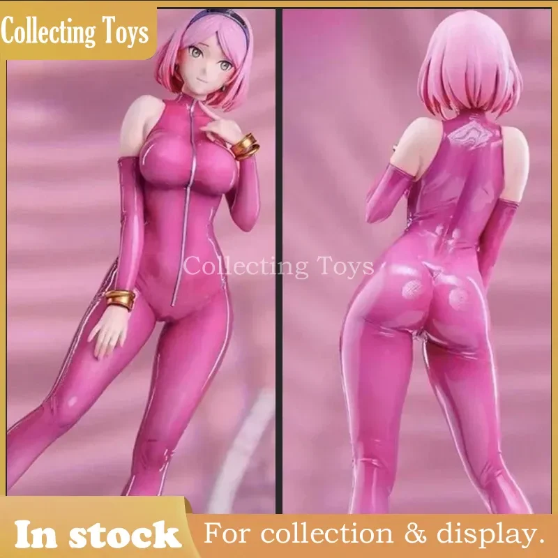 

In Stock Naruto Shippuden Haruno Sakura 1/6 Scale Pvc Figure Pink Latex Suit Anime Girl Statue Collectible Model Dolls For Gifts
