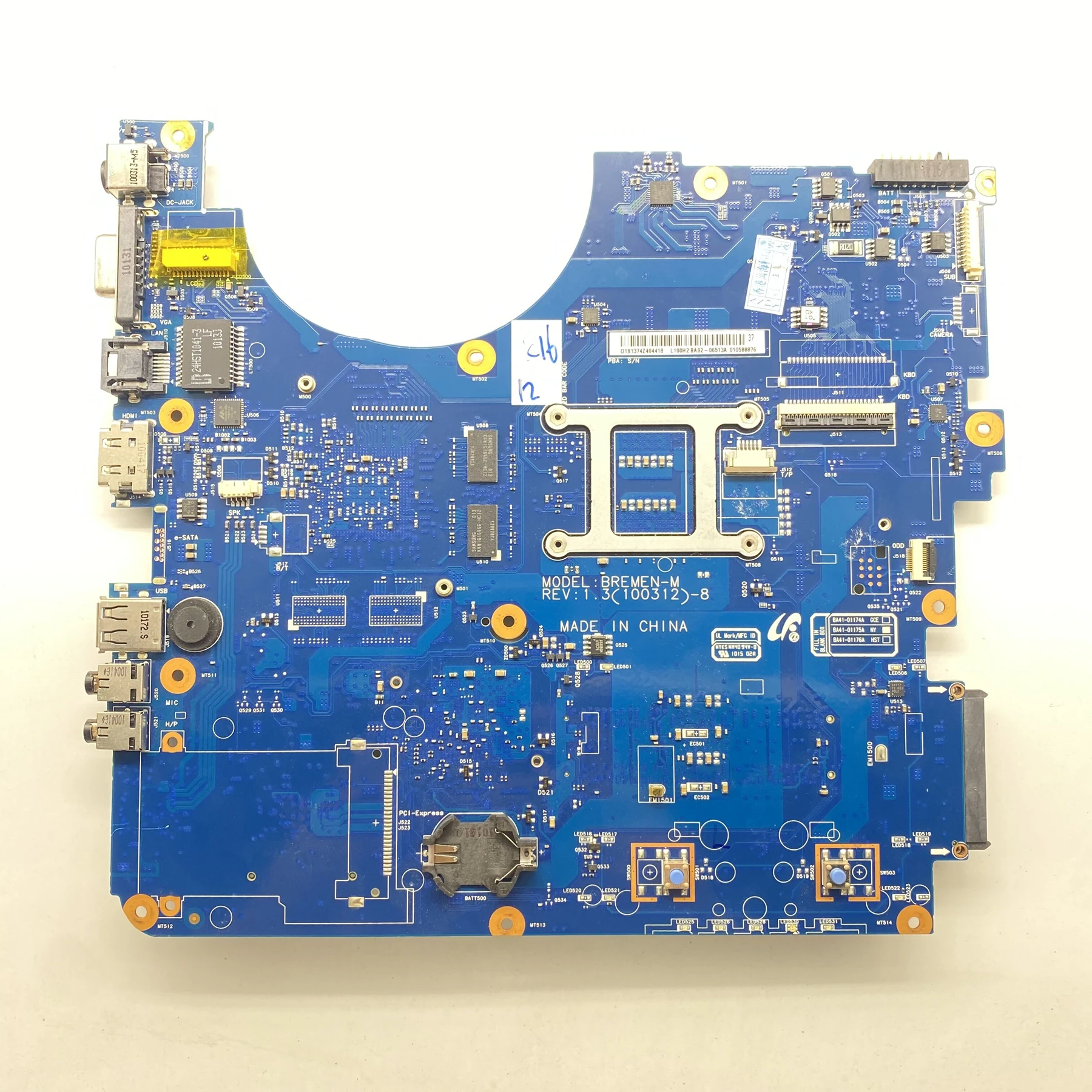 BA92-06513B BA41-01175A BA41-01176A Voor Samsung R580 NP-R580 Laptop Moederbord Met N11M-GE1-B-A2 GPU HM55 DDR3 100% Getest OK