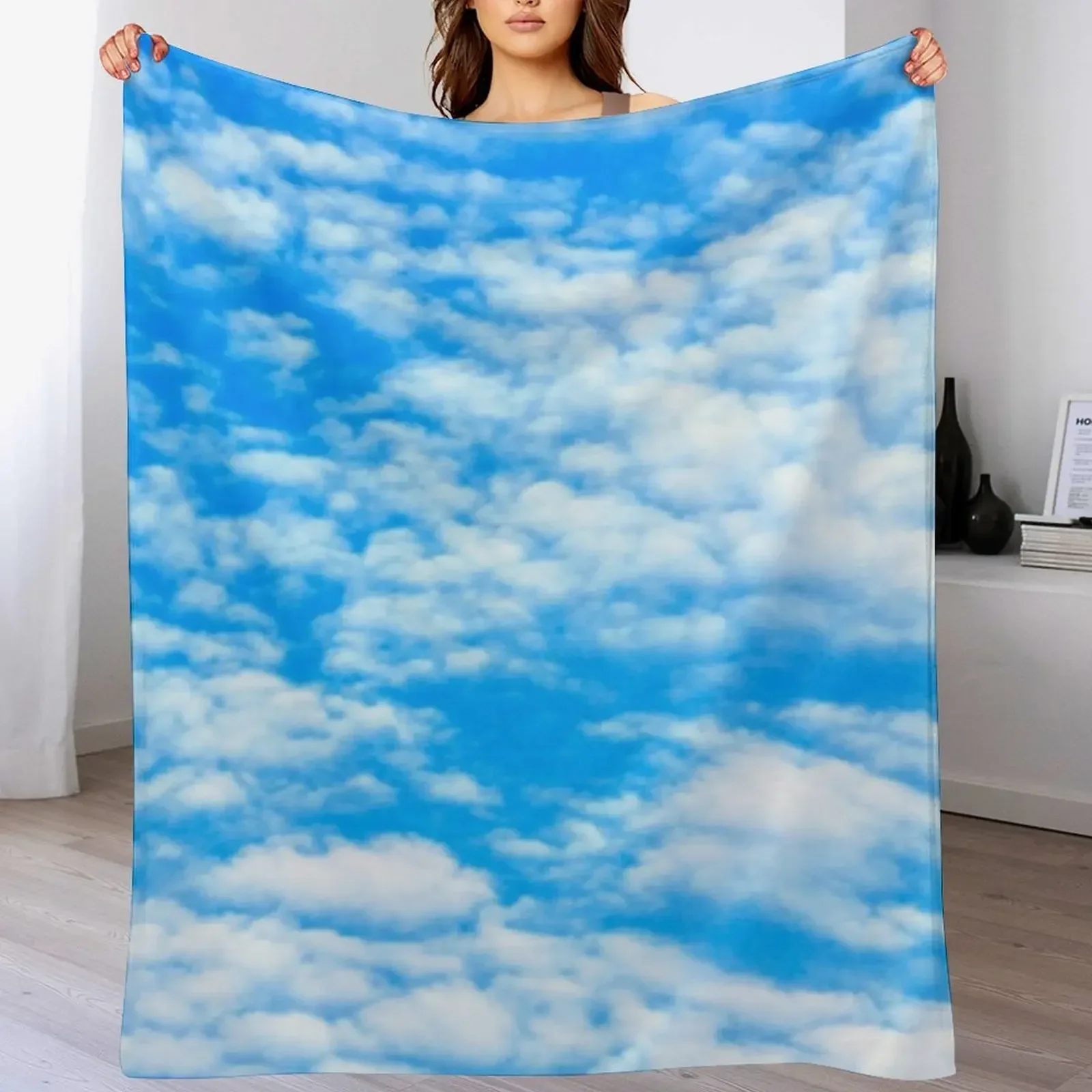New Cloudy Day Throw Blanket Bed Soft Beds Decorative Sofa Cute Plaid Blankets