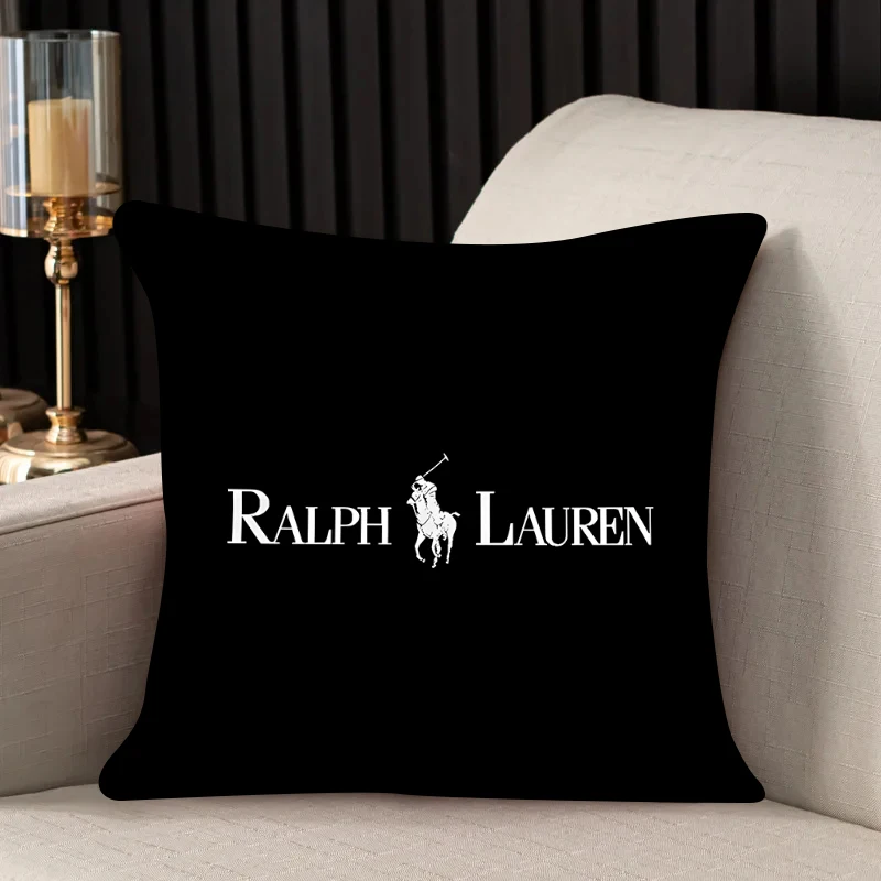 Pillow case R-Ralph-L-Laurens Double-sided Printed Sofa Cushion Cover Headrest Backrest Chair Cushion Cover Fashion Custom Gift