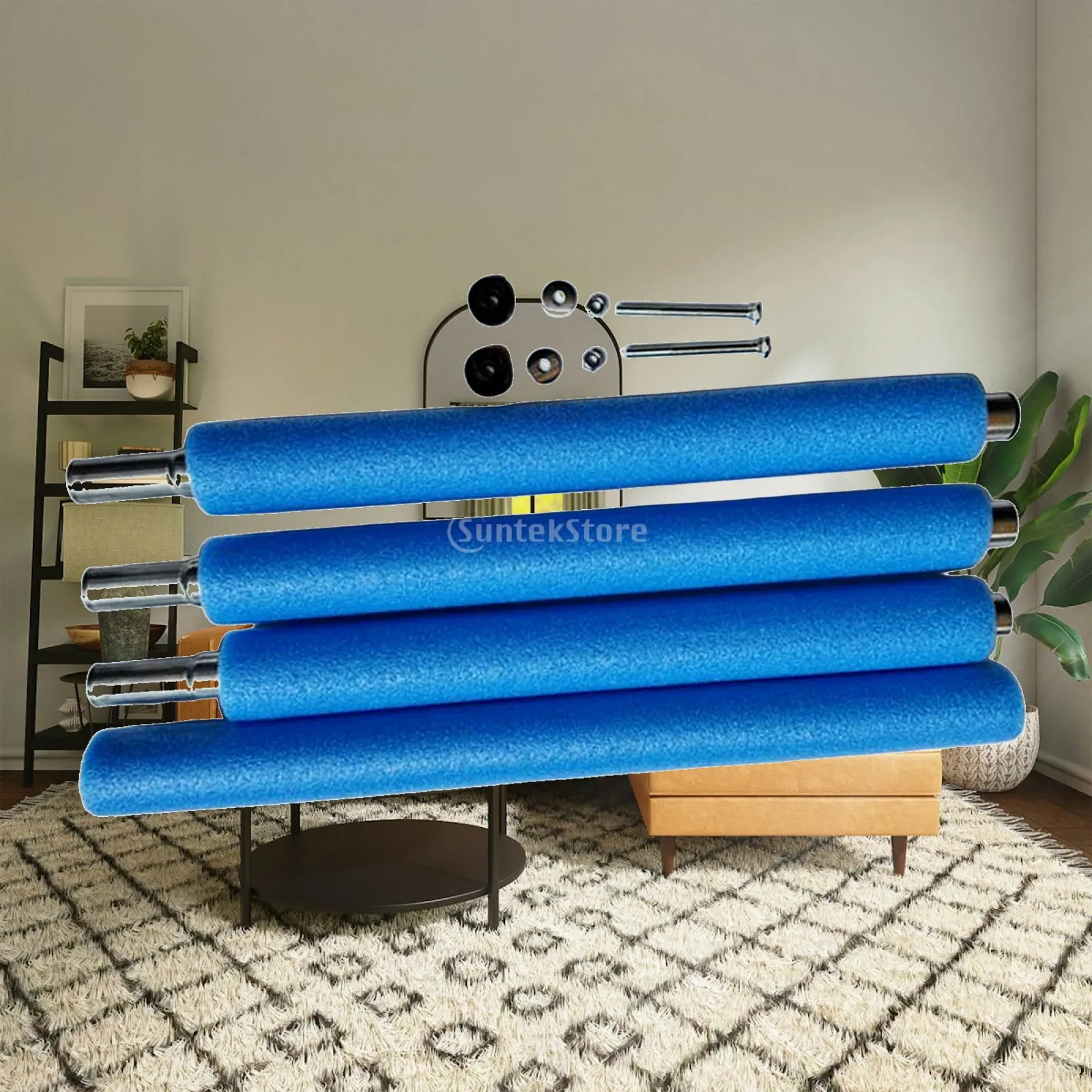Outdoor Trampoline Pole Replacement Foam Sleeves Protective Tube Protector Kit for Jump Bed Spare Parts and Accessories
