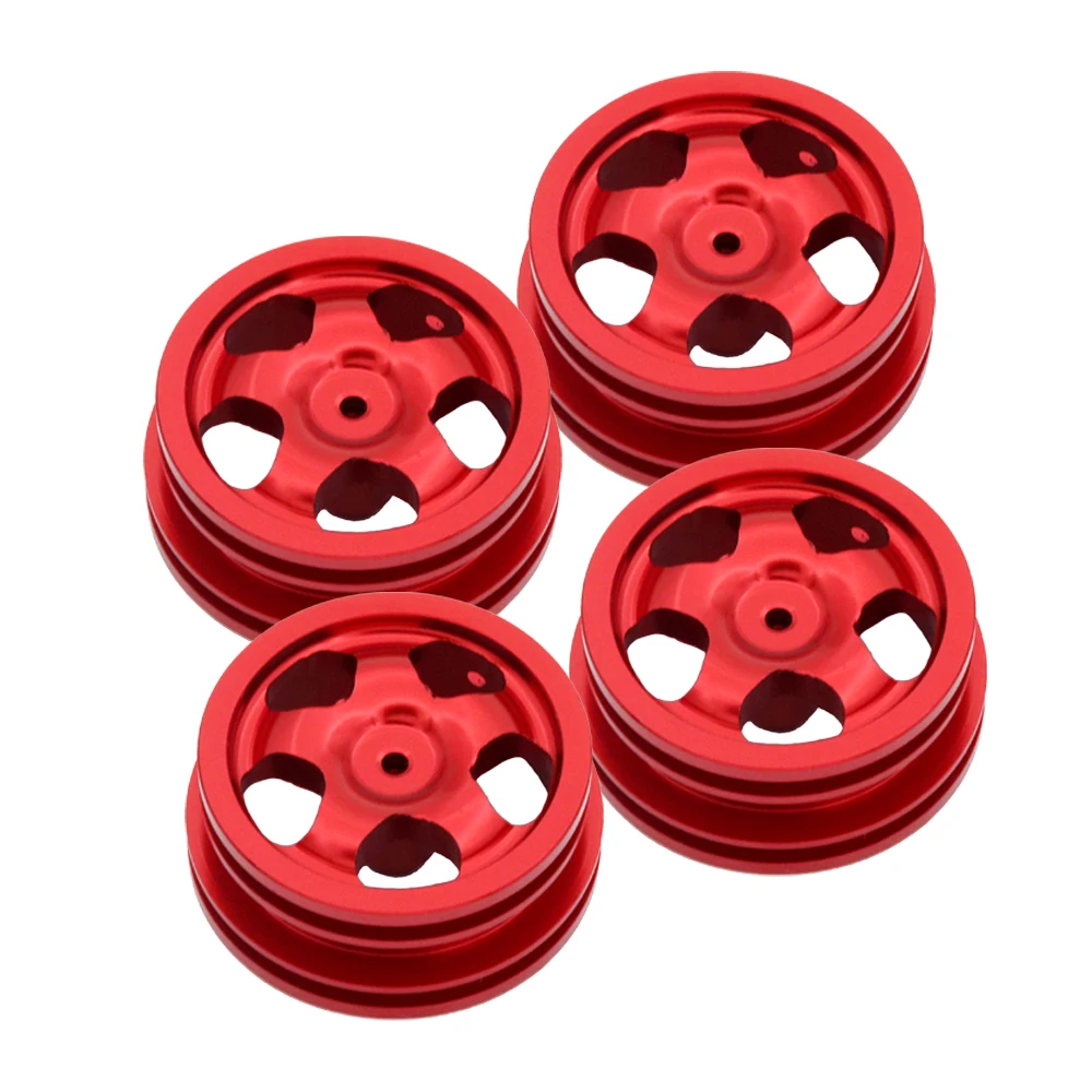 MN82 LC79 4pcs Metal Wheel Rim Wheel Hub 1/12 RC Car Upgrade Parts Accessories