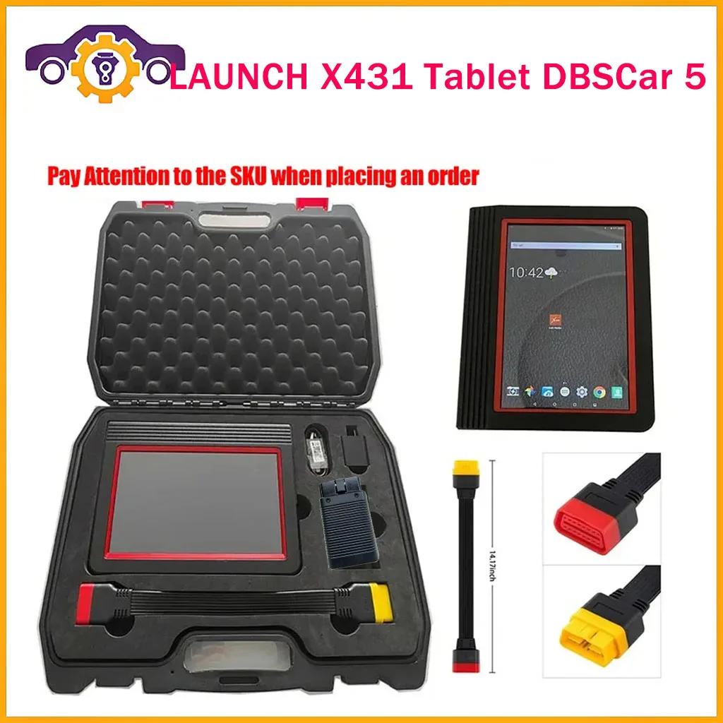 

LAUNCH X431 Tablet DBSCar 5 DBSCAR4 Bluetooth Connector FOR X-DIAG/D-Z/PRO5Support CANFD DOIP Protocol PK DBSCAR Thinkdiag 2