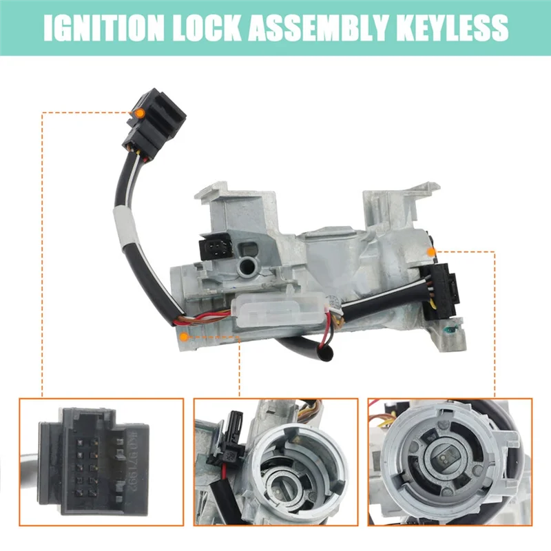 

Auto Essential: Steering Lock Ignition Lock Housing With Harness For Jetta-Sedan & Beetle 2011-2018, Model 5C6905841 5C6-905-841
