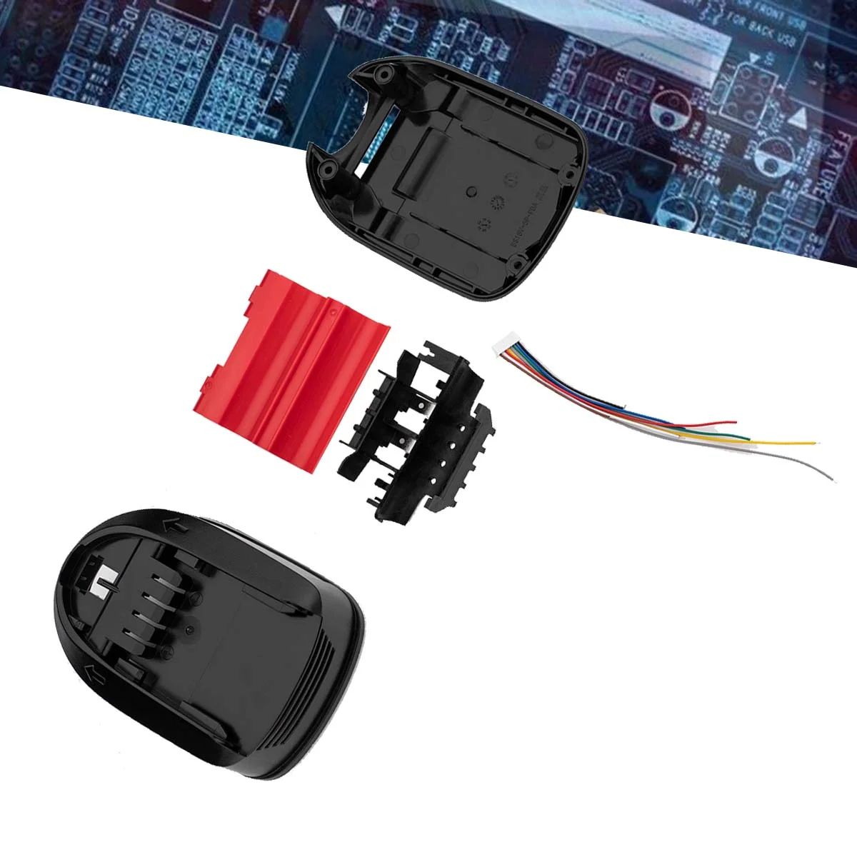 A57G-пластиковый чехол для аккумулятора Bosch 18 В PBA, старая модель, 5-ядерный защитный чехол для литиевой батареи