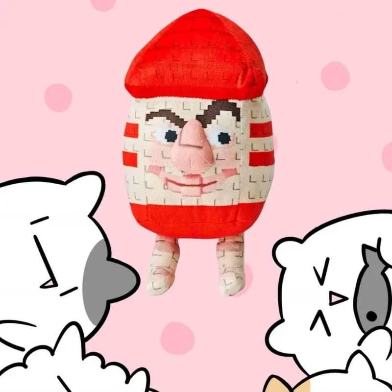 게임 스틸 어 브레인롯 샘미 잔델 봉제 인형 부드러운 동물 애니메이션 만화 모자 원숭이 팬들을 위한 생일 크리스마스 선물