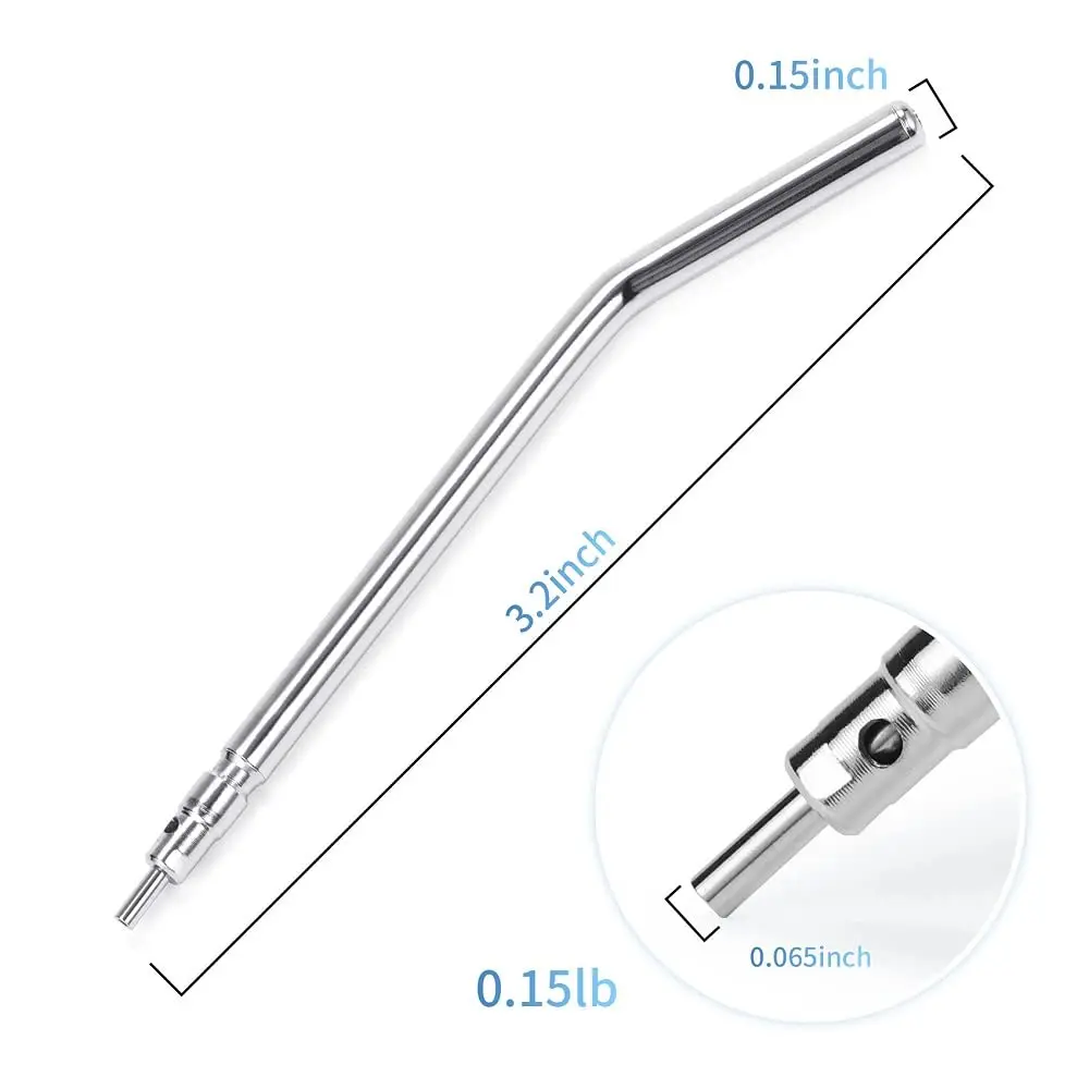 AG 1/5/10pcs Stainless Steel Dental Air Triple Syringe 3 Way Dental Air Water Spray Syringe Nozzles Tips For Teeth Whitening