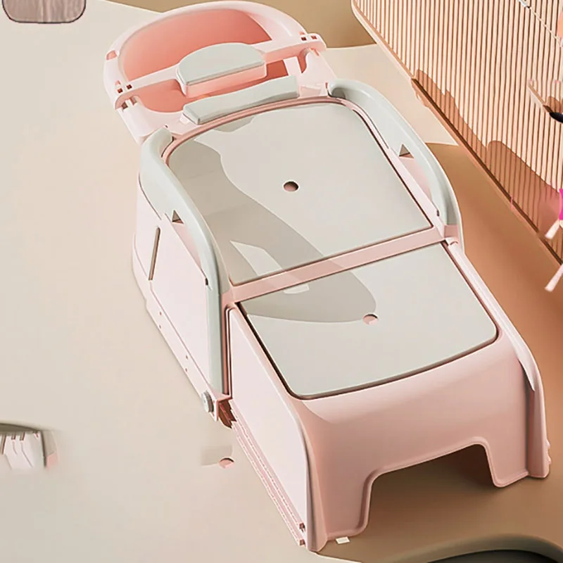 

Kids Salon Shampoo Bed Home Portable Adult Nursing Hairdressing Chair Cheap Hair Wash Sedia Per Shampoo Salon Furniture CY50XT