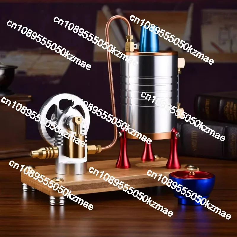 K006 Steam Engine Model with Boiler Retro Start Engine Working Model Physics Experiment Toy for Adults Students