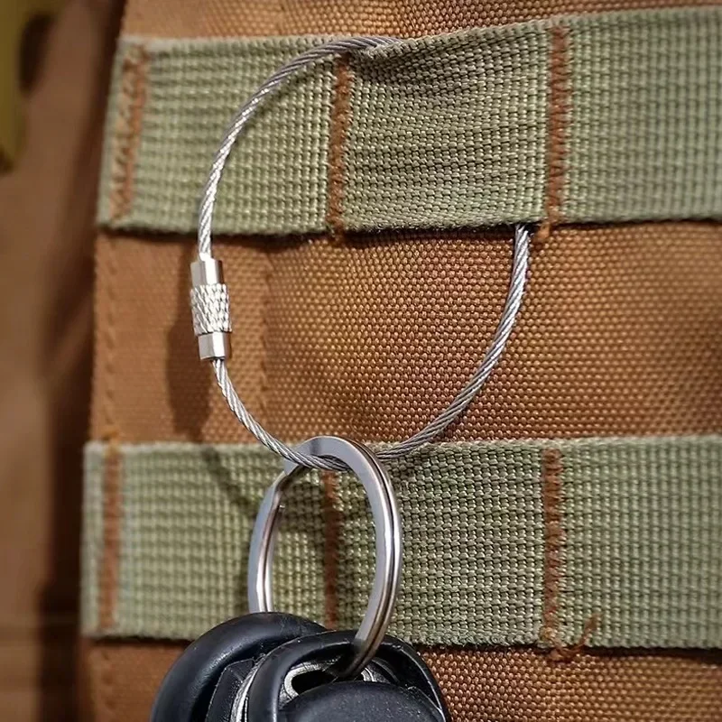 Durable Stainless Steel Keychain Wire Loop Rings