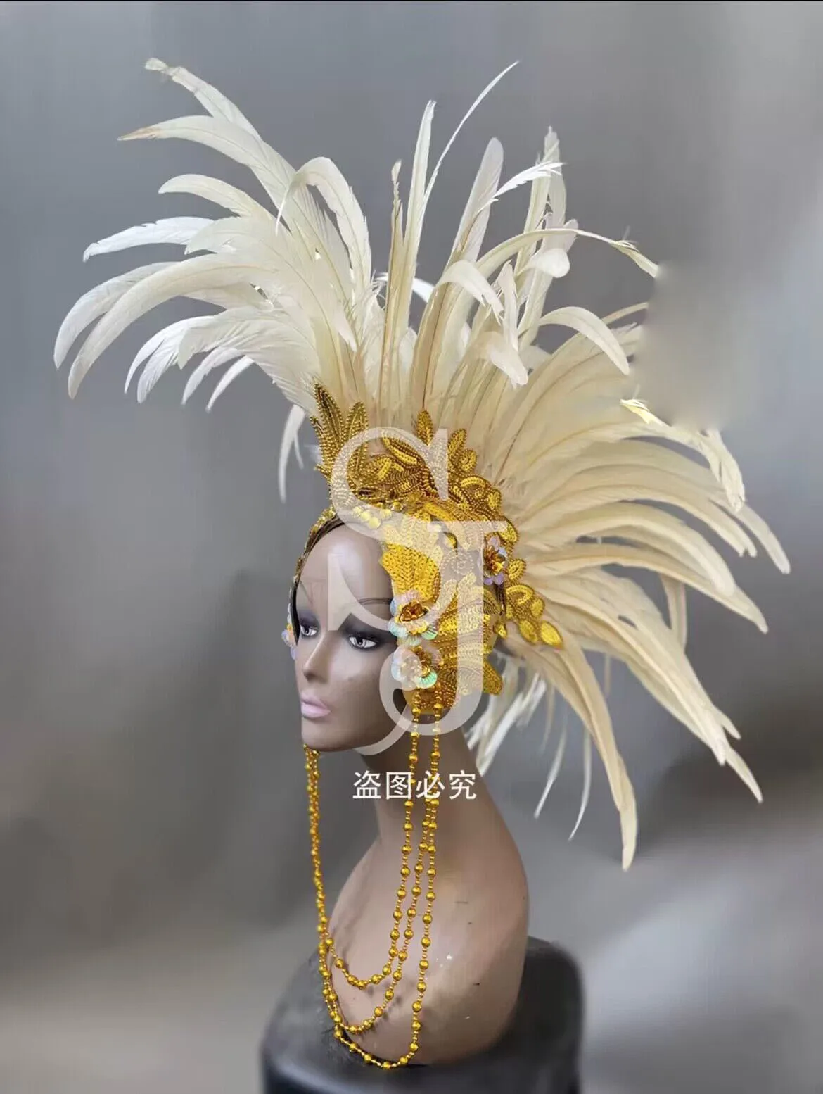 Armadura de ouro cantor dançarino palco traje retro espelho arrastar rainha palco vestir rave roupa carnaval luxo mostrar pano