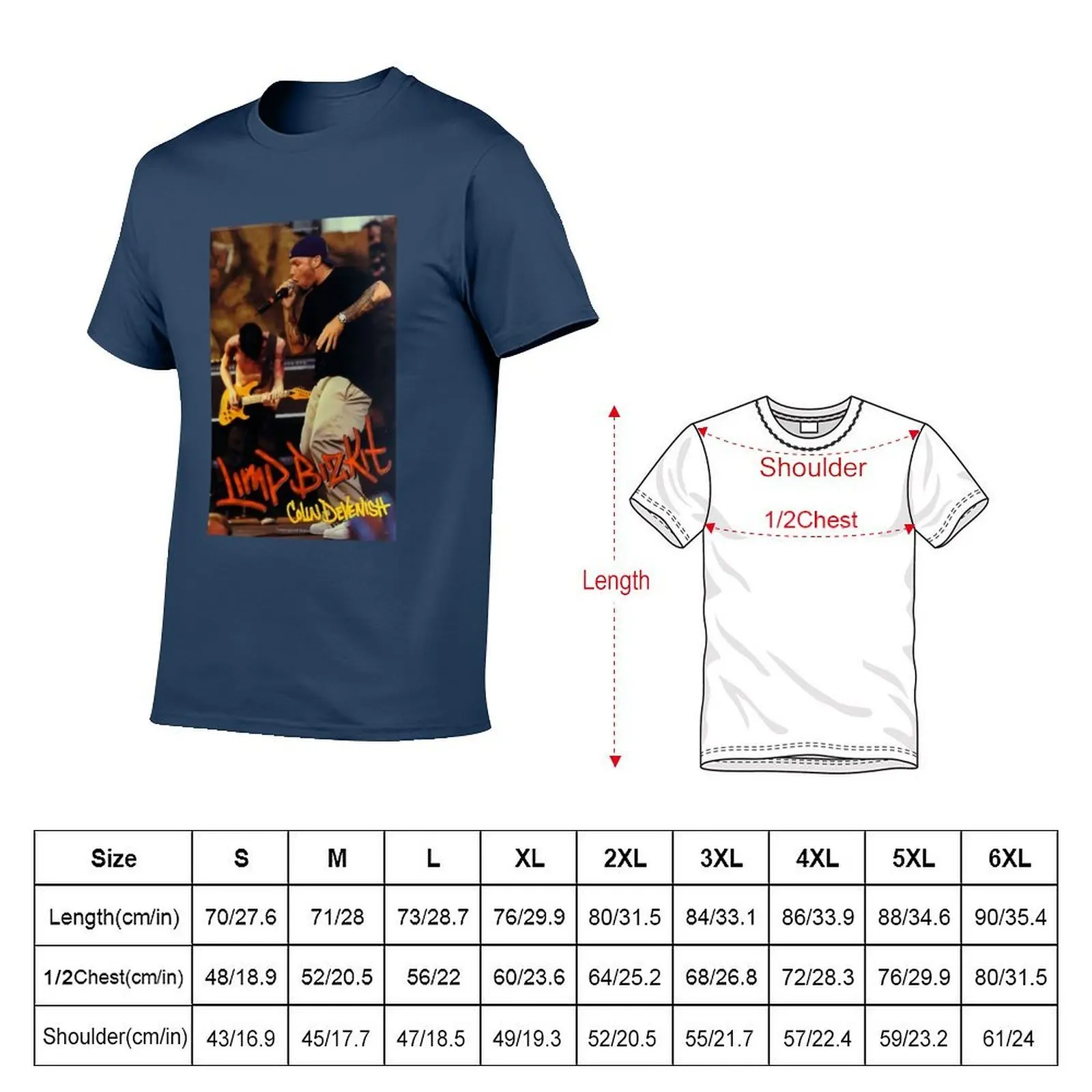 limpbizkit coln devenish T-Shirt anime t shirts oversize men t shirt cotton 100% T-Shirt