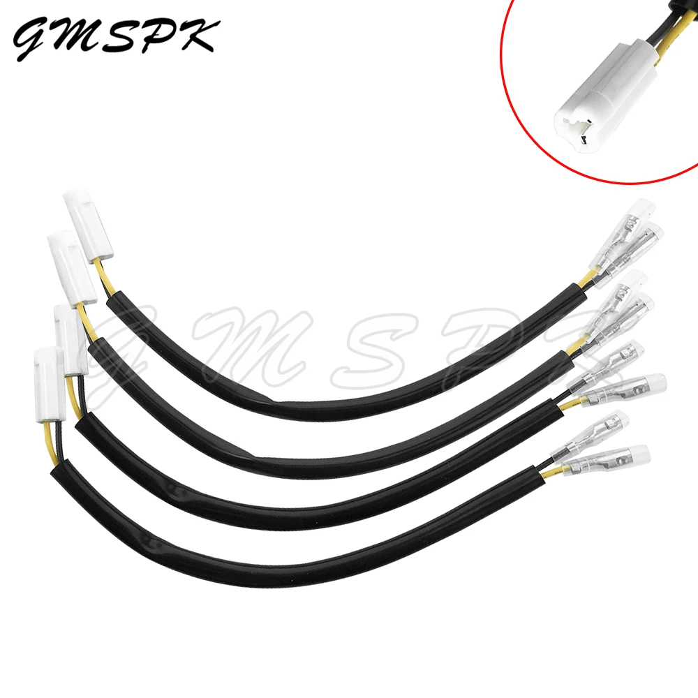 Adaptador de cable de marcador de señal de giro, arnés de conector de enchufe apto para Yamaha MT09 MT07 MT03 Tracer 900 Tenere 700 YZF R1 R6 R3 R25, 4 Uds.