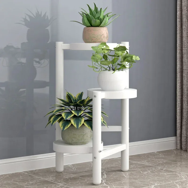 Bambu Planta Stand Display Rack, Indoor, Outdoor Canto, Round Planter Shelf, Flower Pot Holder, Escada Display, 3, 4, 5 níveis